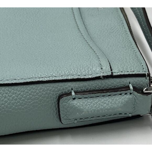 Kate Spade Authenticated Leather Margaux Med Convertible Crossbody Hazy Blue - Picture 16 of 16